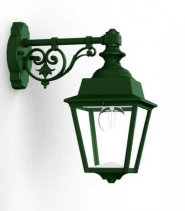 grüne Aussenwandleuchte